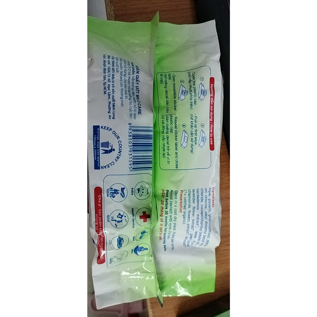 Khăn ướt baby 80 gram