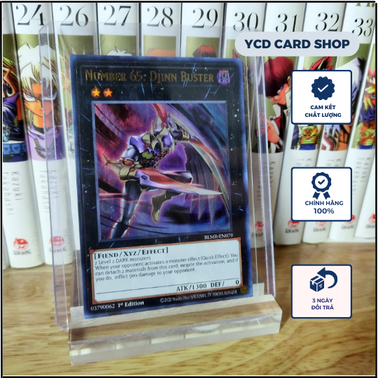 Thẻ bài Yugioh Chính Hãng Number 65: Djinn Buster – Ultra Rare