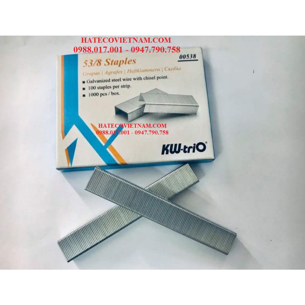 Súng bắn ghim  KW - TRIO 8513 - Súng bắn gỗ bấm kim dùng đạn ghim Trio 53/8,  53/10, 24/6, 23/8, 23/10