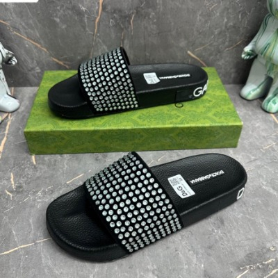 Dép nam D.G , dép đính Full đá phale, Dép nam thời trang quai ngang phong cách giới trẻ Hot Nhất 1995