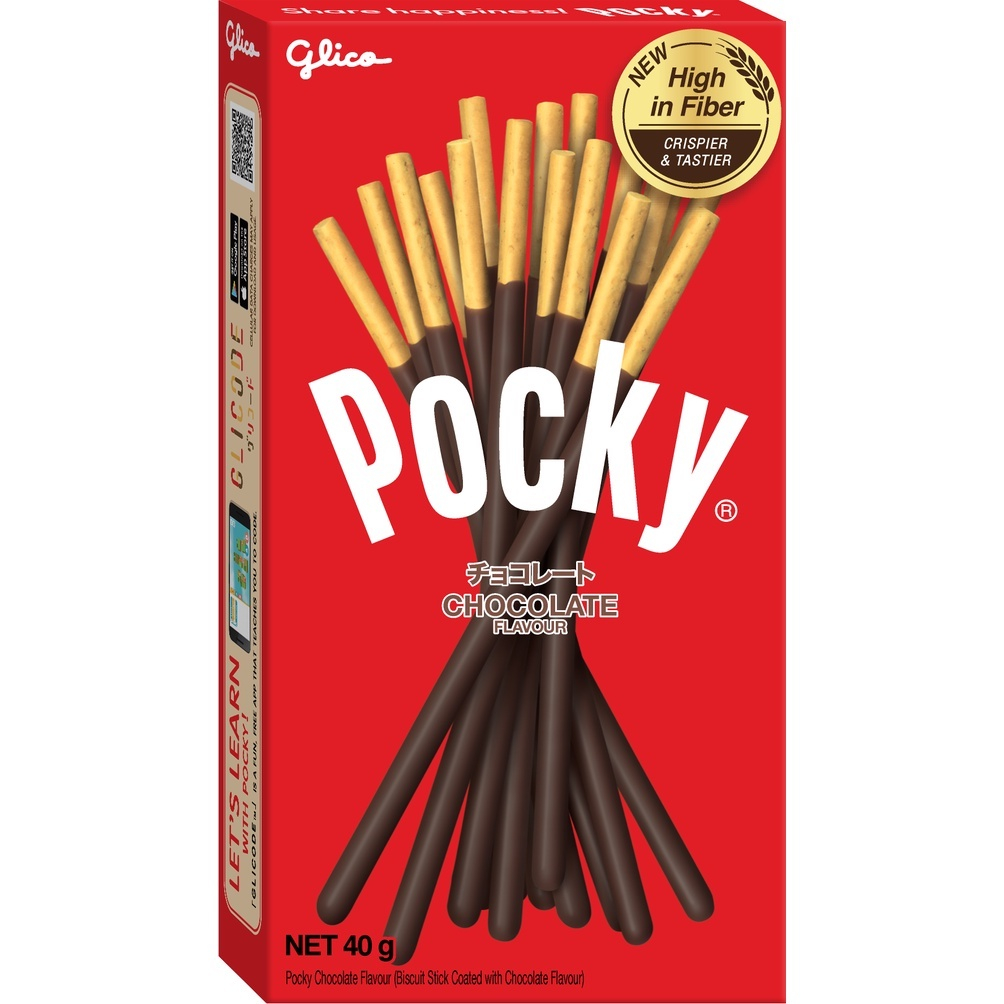 Combo 4 hộp Bánh que Glico Pocky vị Socola 40gr