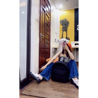 Balo phao trần trám size to đi học đi chơi