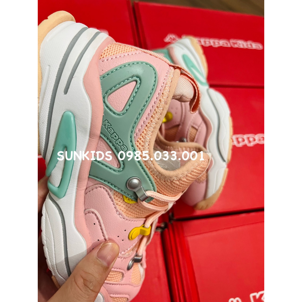 Giày thể thao bé gái Kap.pa hồng