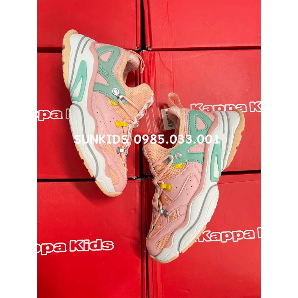 Giày thể thao bé gái Kap.pa hồng