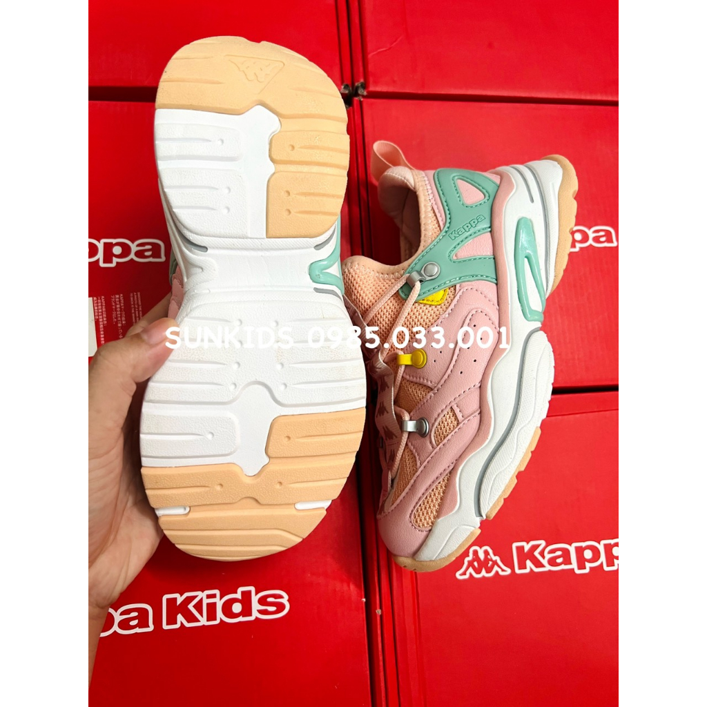 Giày thể thao bé gái Kap.pa hồng