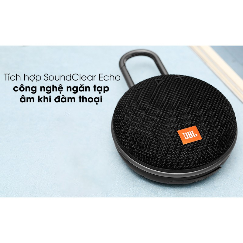 Loa JBL Clip3 Loa Bluetooth Không Dây Có Móc Treo Mang Theo Tiện Lợi
