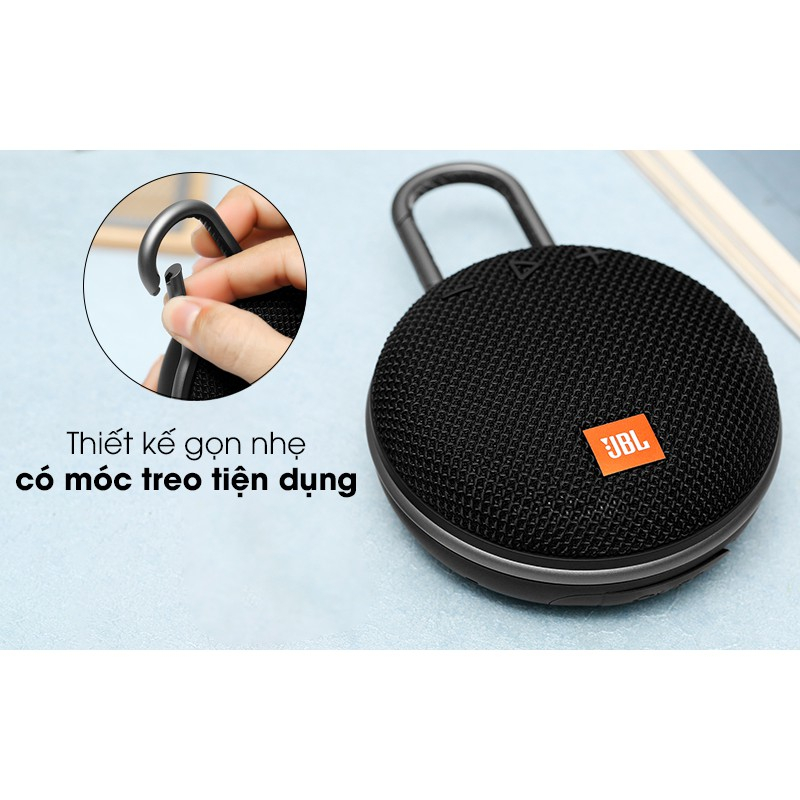 Loa JBL Clip3 Loa Bluetooth Không Dây Có Móc Treo Mang Theo Tiện Lợi