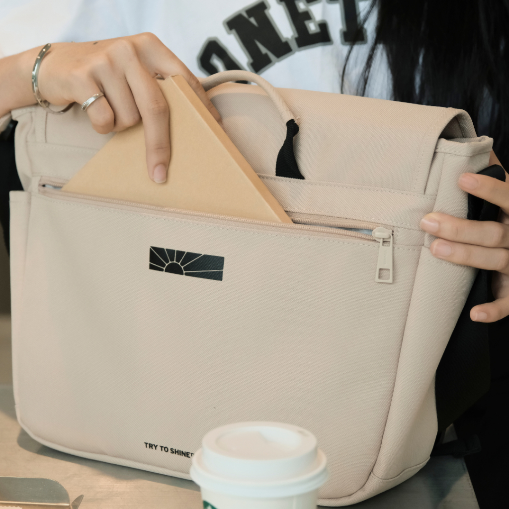 Túi đeo chéo BAMA New Basic Cross Bag NB302 cao cấp nam nữ đi học đi chơi