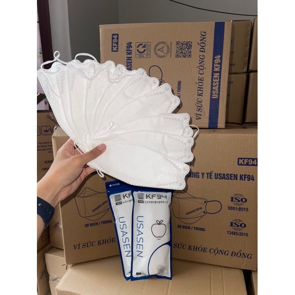 Khẩu trang KF94 hàn quốc 4 màu (gói 10 cái)
