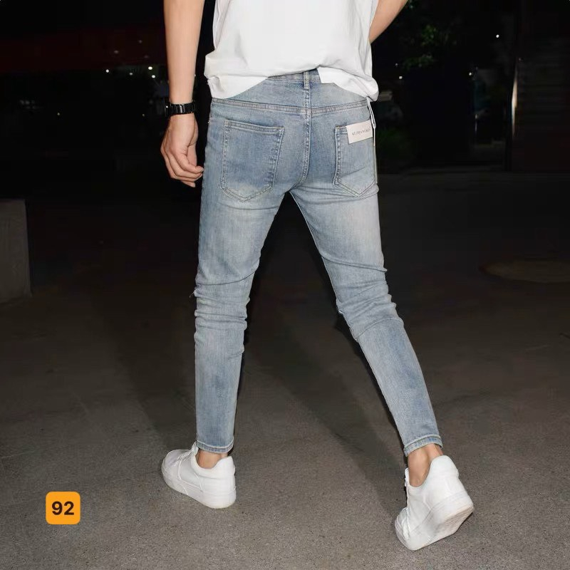 Quần jean nam chất bò co giãn, quần bò nam nhiều mẫu giá rẻ PN ms23