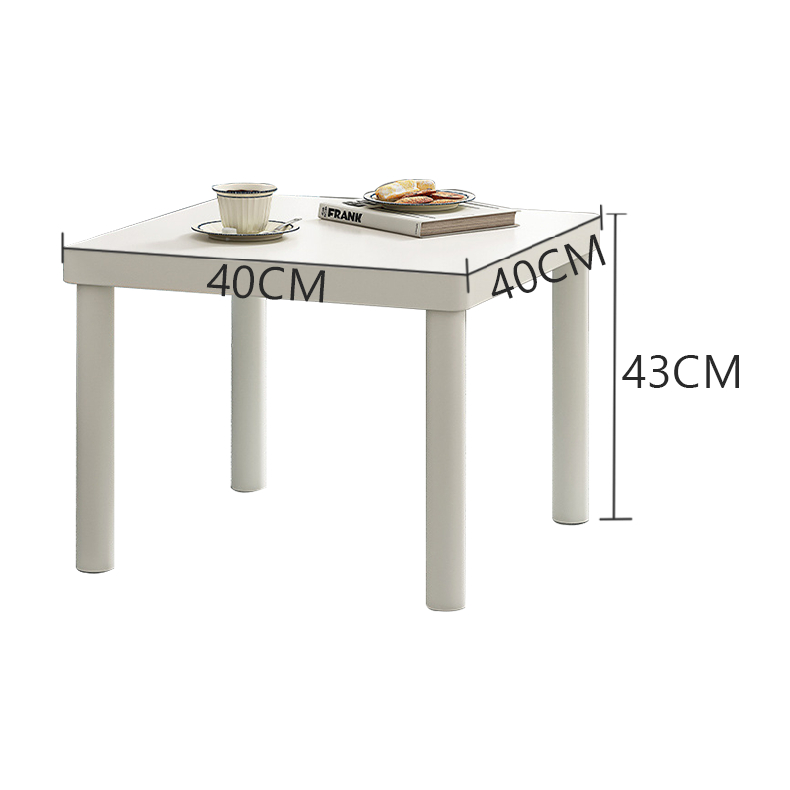 Bàn trà, bàn cafe vuông chân sắt thiết kế đơn giản - gm110