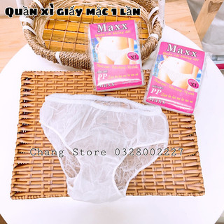 ( Gói 5 cái ) Quần lót giấy / Quần lót mặc một lần (maxx - naris) cho mẹ sau sanh
