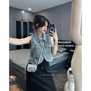 Áo gile bò dáng ngắn hàng qcl1