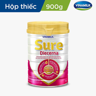 Sữa bột Vinamilk Sure Diecerna dành cho người tiểu đường 900g date 2024