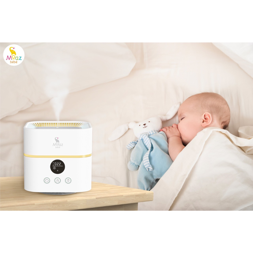 Máy lọc không khí và tao độ ẩm cho cho bé Moazbébé MB-066, dautayshop.vn