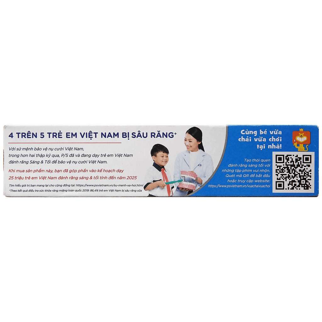 Kem đánh răng P/S ngừa sâu răng vượt trội 180g