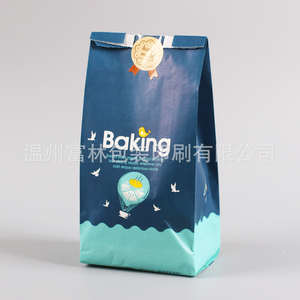 Túi Đựng Bánh Baking Xanh Dương Dọc Và Ngang ( 50c) Dùng Cho Bánh Bao, Bánh Ngọt