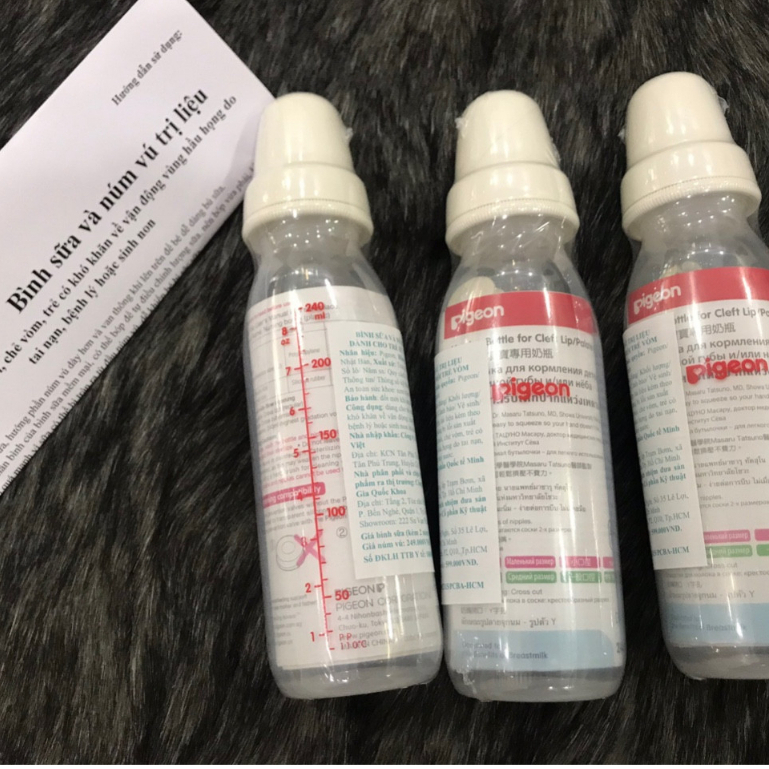 Bình sữa Pigeon chuyên biệt cho trẻ sứt môi, hở hàm ếch | Bình sữa Y Tế chuyên dụng cho bé, hỗ trợ điều trị