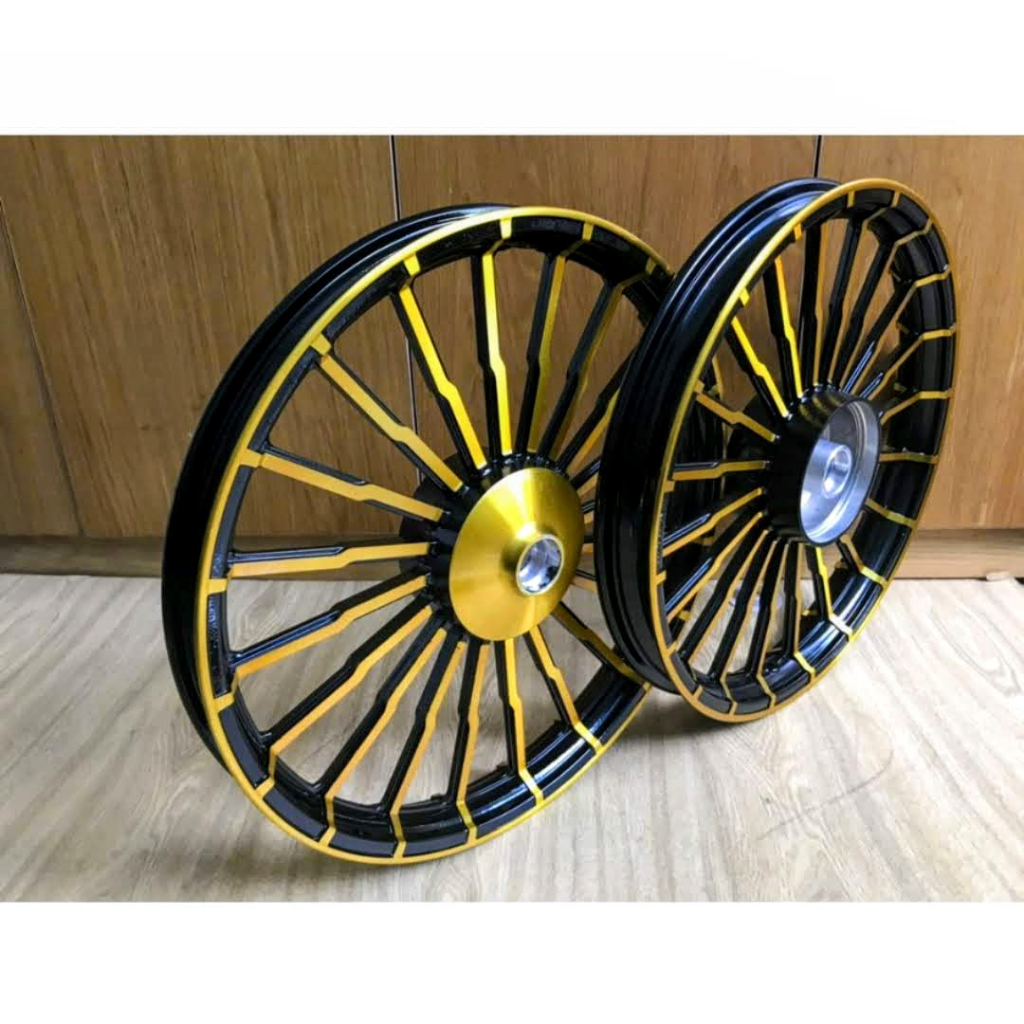 Cặp mâm 20 cây dùng cho xe Wave Blade / WS110 / Alpha mới thắng đùm