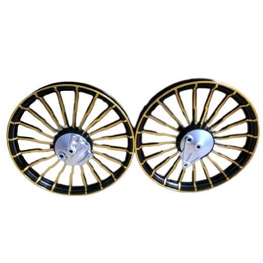 Cặp mâm 20 cây dùng cho xe Wave Blade / WS110 / Alpha mới thắng đùm