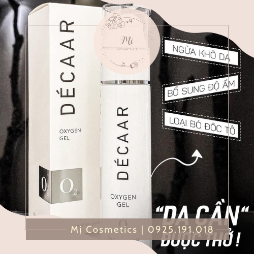 Décaar Oxygen Hydro 24hr & Oxygen Gel Kem dưỡng ẩm phục hồi da