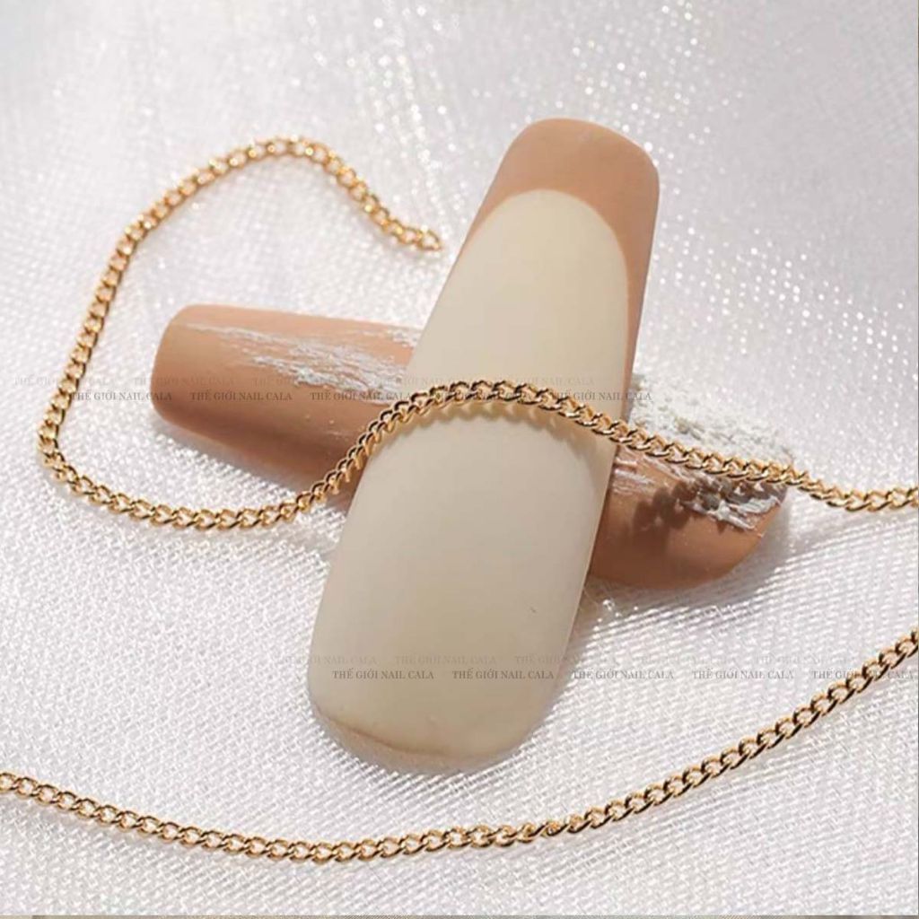 Dây xích trang trí móng  - Phụ kiện làm nail chuyên dụng - Dễ cắt ngắn để sáng tạo