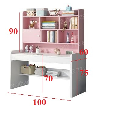Bàn hoc sinh BH6861 đơn có giá sách nhiều màu sắc . MIỄN PHÍ LẮP ĐẶT VẬN CHUYỂN NỘI THÀNH HÀ NỘI