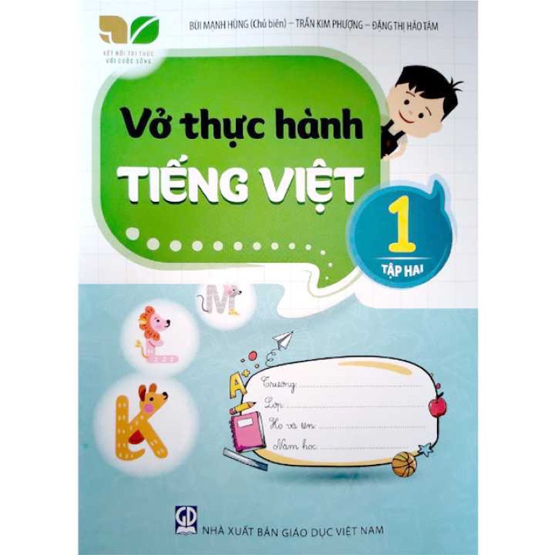 Sách -Vở thực hành Tiếng Việt 1 tập 2 (Kết nối tri thức với cuộc sống)