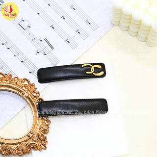 {GIÁ 2 CÁI} Kẹp tóc bọc da HQ link 3