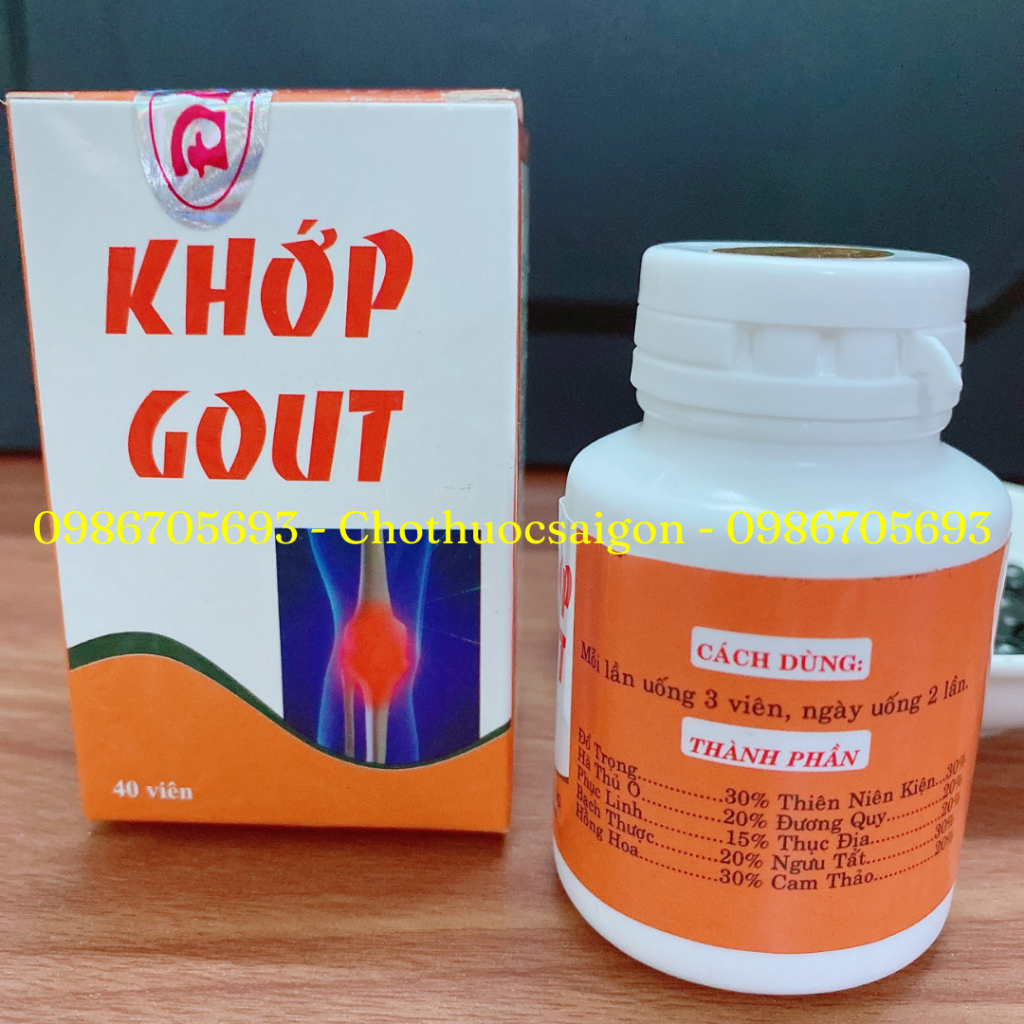 KHỚP GOUT 40 VIÊN – HỖ TRỢ XƯƠNG KHỚP