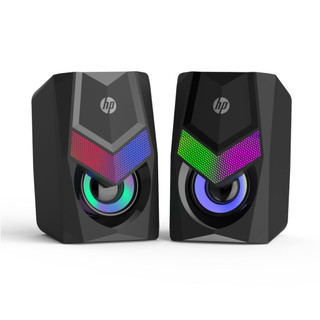Cặp loa vi tính hp dhe 6000 2 cái 1 bộ màu đen đèn led rgb