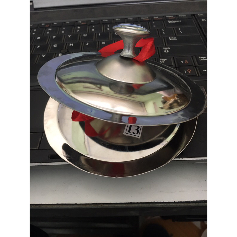 Chũm choẹ inox 13cm  cho bé