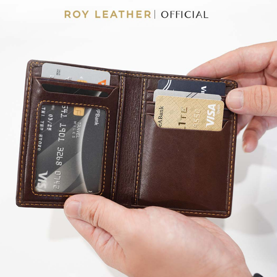Ví nam da bò  cao cấp V103 - Roy Leather bảo hành 1 năm
