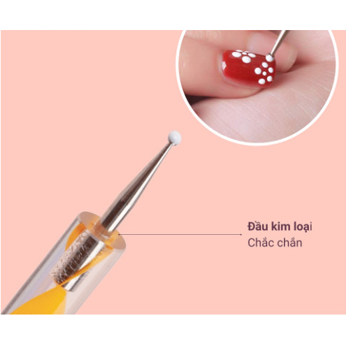 Sét bút chấm bi 5 cây vẽ trang trí móng tiện dụng - Bán sét,bán lẻ