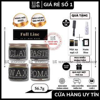 Sáp Vuốt Tóc Nam Cao Cấp 18.21 Man Made - Hàng Chính Hãng - Bảo Hành 180 Ngày - SD