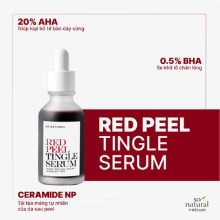 Tinh chất peel da SoNatural Red Peel Serum 35ml