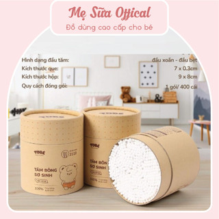 Tăm bông sơ sinh tobe ms 2110 400 que 1 hộp, tăm bông sơ sinh hồ lô tobe ms 2109 100 que 1 hộp