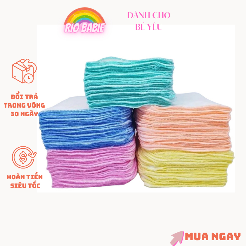 Sét 10 Khăn Sữa Cho Bé - Khăn 4 Lớp/ 5 lớp