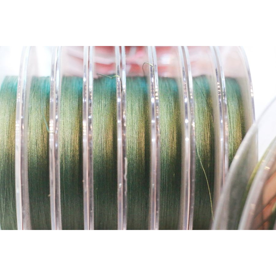 Dây Pe siêu bền Hirushima Hog Studio 832 màu xanh rêu cuộn 100m HKN Fishing