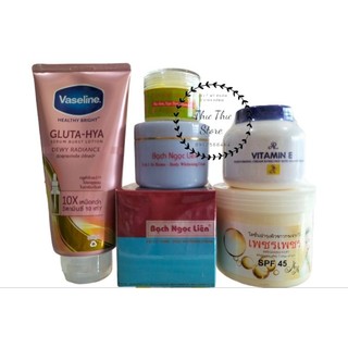 Combo Kem Bạch Ngọc Liên Vaseline Vitamin E