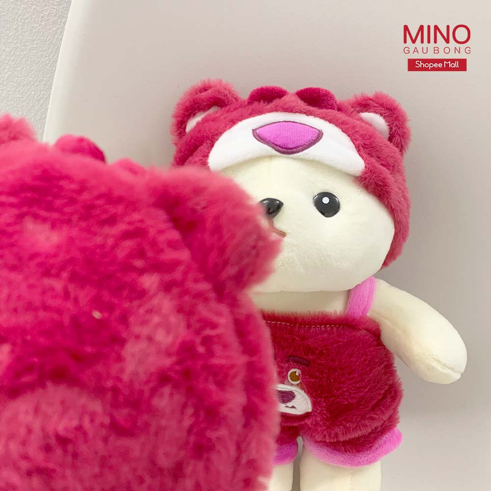 Gấu Bông Lena Cosplay Gấu Dâu Lotso Cute MINO STORE TH218