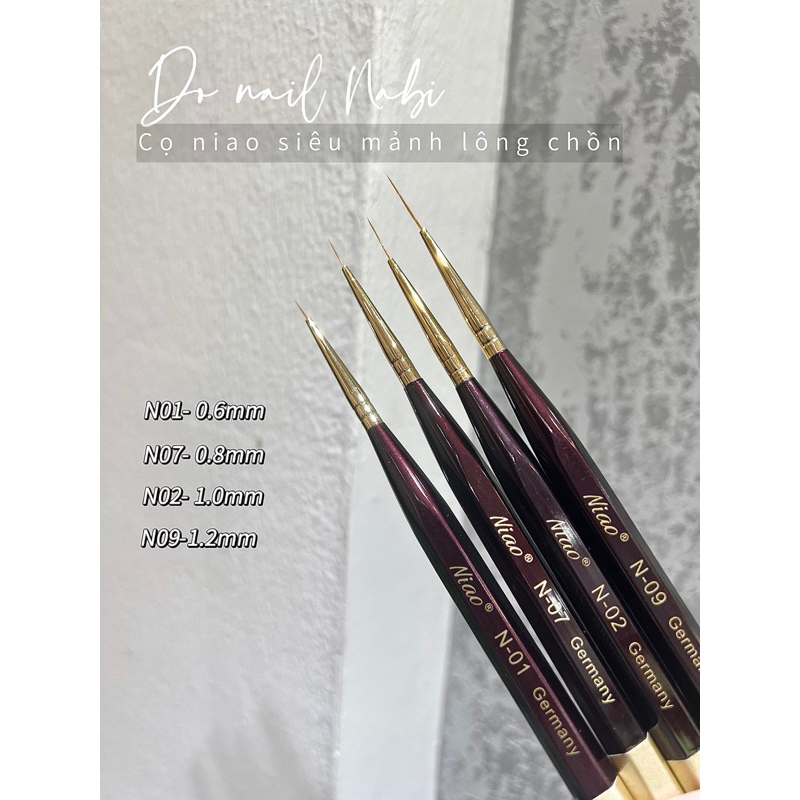 Phụ kiện nails cọ Niao