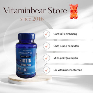 Viên uống mọc tóc Biotin 10000mcg