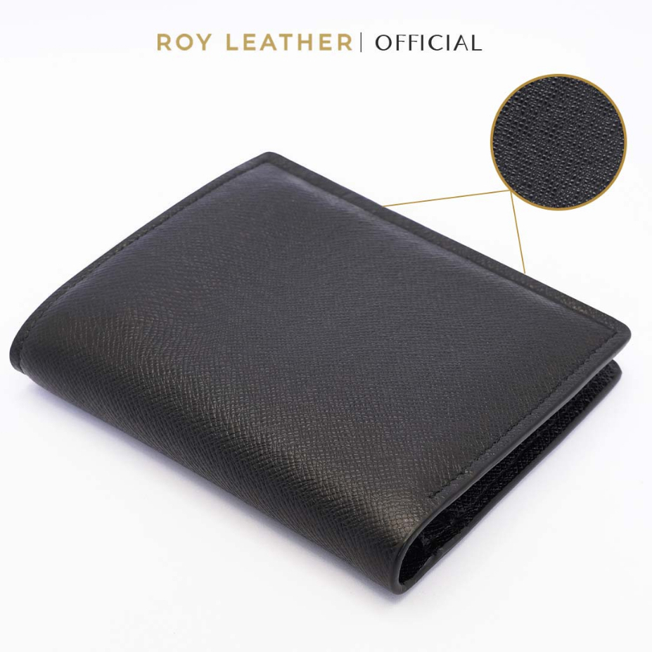 Ví nam da Saffiano cao cấp V102- Roy Leather bảo hành 1 năm