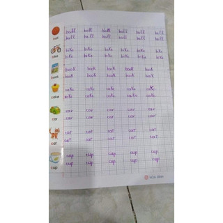 Sticker từ vựng tiếng anh (từ lớp 1-lớp 5)