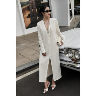 LAPINBLANC Đầm Nút Ngọc Kiểu Dáng Oversize (ẩn)