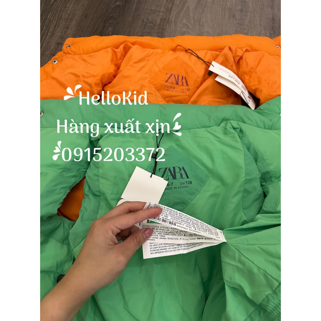 Áo phao gile màu sắc cho bé