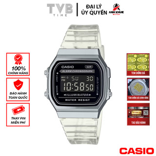 Đồng hồ unisex dây nhựa casio chính hãng a168xes-1bdf
