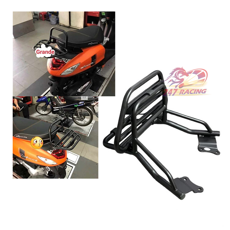 Cảng Sau Baga Tựng Lưng gắn xe máy Grande chất liệu Thép Sơn Tĩnh Điện hàng chất lượng