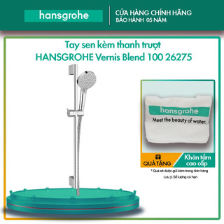 Tay sen kèm thanh trượt hansgrohe Vernis Blend 101 26275000